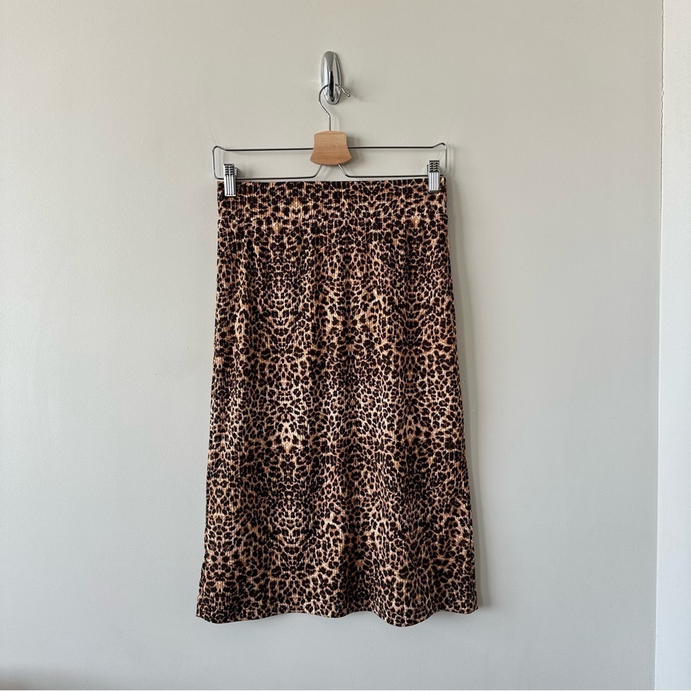 JACKSON Rowe "Magnolia" Animal Print Skirt (Size:Small) - Picture 2 of 8